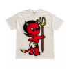 Prism Little Devil Dark American College style light subancient Hayahara punk short-sleeved T-shirt