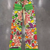 Spot seconds! Fruit wide legs funny jazz street dance micro retro millennial unisex jeans