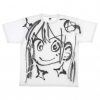 Prism Graffiti spray painting small cartoon short-sleeved T-shirt